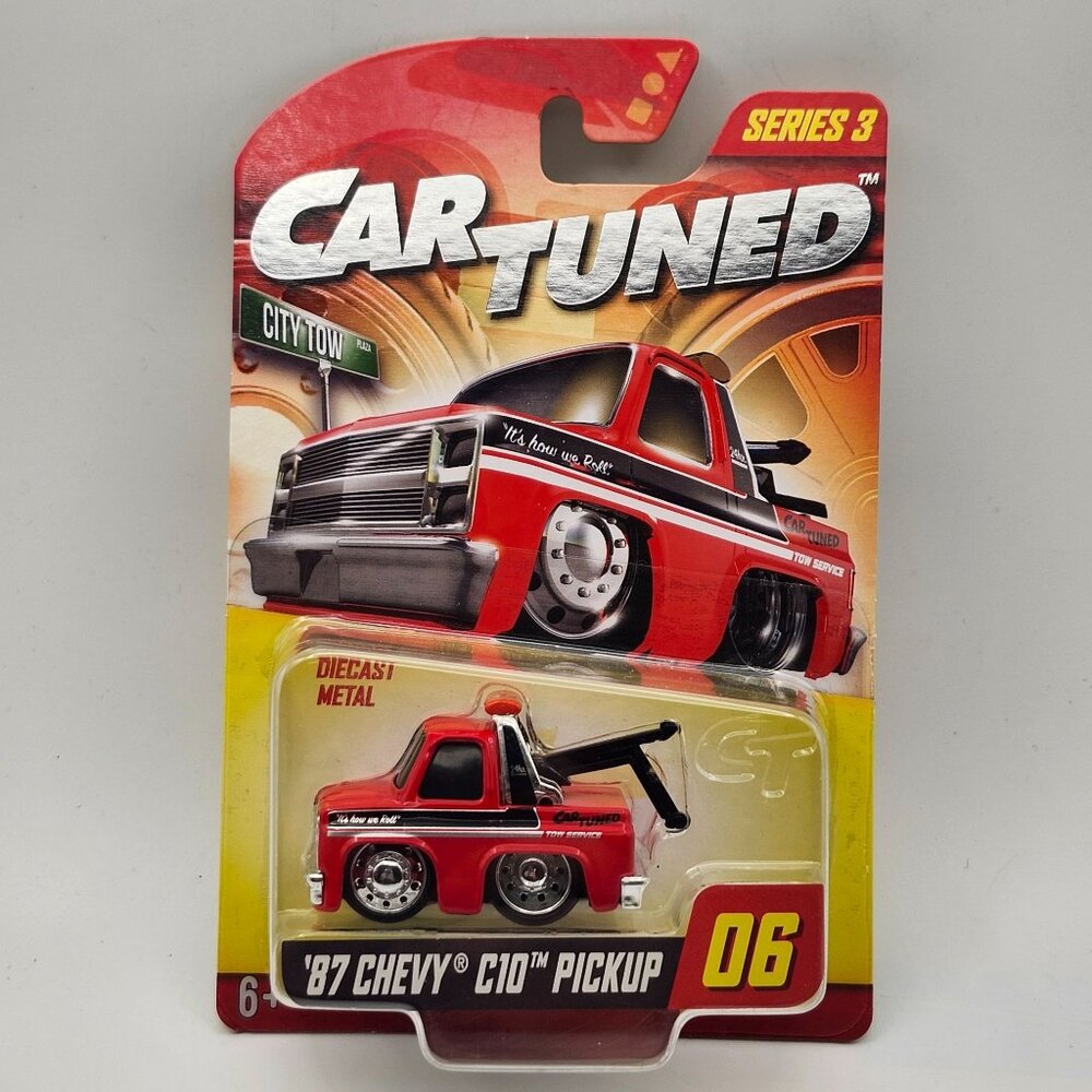 MGA CarTuned Series 3 No 06 87 Chevy C10 Pickup Walgreens City Tow